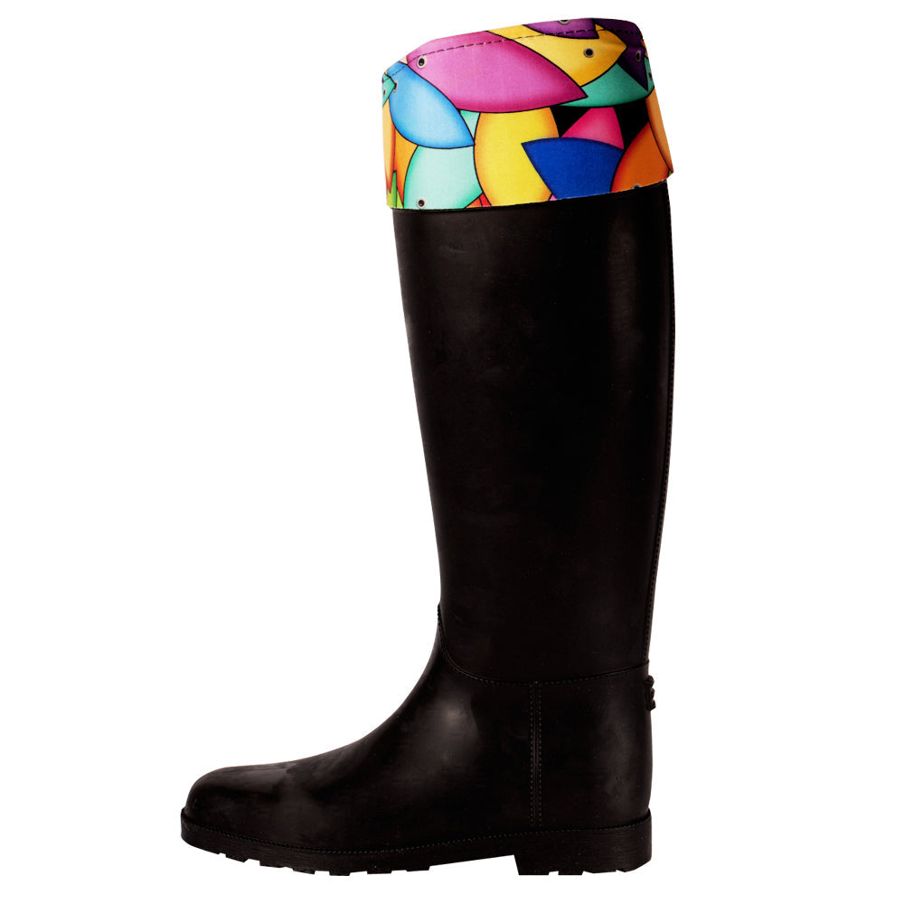 Biggdesign Rain Boots for Women, Fish Line Design, Phthalate-free